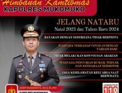 Kapolres Mukomuko Ungkap Lokasi Posyan Hingga Berikan Tips Aman Jalani Liburan Nataru